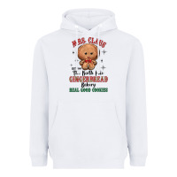White mrs claus the north pole gingerbread bakery real g Heavyweight Hoodie - MaliasSmallBusiness