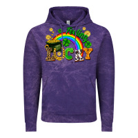 Cloud Purple feeling lucky Vintage Hoodie - FaDigitalArtStudio
