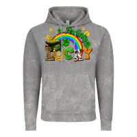 Cloud Rock feeling lucky Vintage Hoodie - FaDigitalArtStudio
