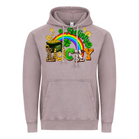 Vintage Zinc feeling lucky Vintage Hoodie - FaDigitalArtStudio