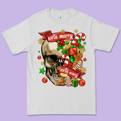 Premium Tee sorta merry sorta scary