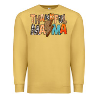 Antique Gold Thankful Mama Premium Sweatshirt - MaliasSmallBusiness