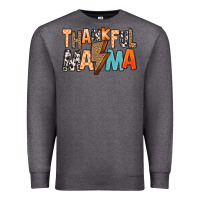 Charcoal Heather Thankful Mama Premium Sweatshirt - MaliasSmallBusiness
