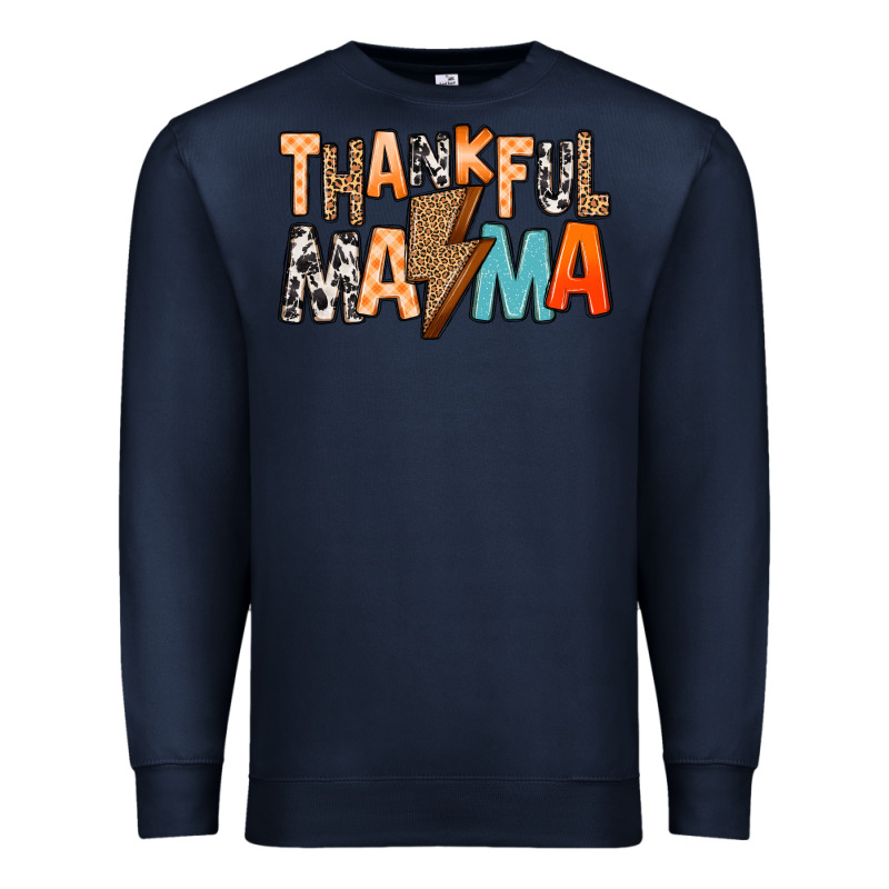 Thankful Mama Premium Sweatshirt by MaliasSmallBusiness | Teevron