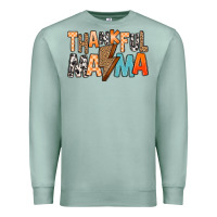 Seafoam Thankful Mama Premium Sweatshirt - MaliasSmallBusiness
