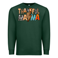 Sports Green Thankful Mama Premium Sweatshirt - MaliasSmallBusiness