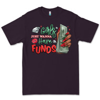 Plum girls just wanna have funds Premium Tee - MaliasSmallBusiness