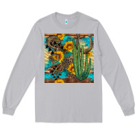 Horseshoe And Cactus Long Sleeve Tee | Teevron