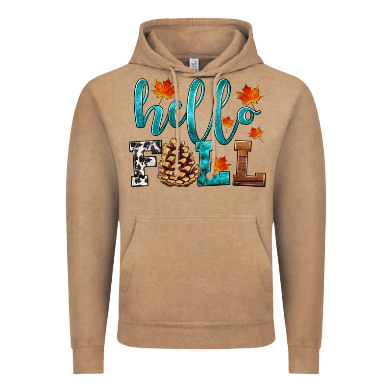 Hello Fall Vintage Hoodie by HRA Design Shop | Teevron