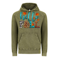 Vintage Olive hello fall Vintage Hoodie - HRA Design Shop
