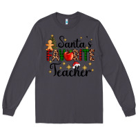 Smoke santa's favorite teacher Long Sleeve Tee - AdoDesignShop