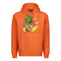 Carrot pineapple enjoying Premium Hoodie - BarkalooDesign