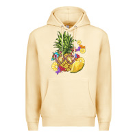 Pina Colada pineapple enjoying Premium Hoodie - BarkalooDesign