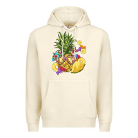 Sandshell pineapple enjoying Premium Hoodie - BarkalooDesign