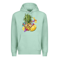 Seafoam pineapple enjoying Premium Hoodie - BarkalooDesign