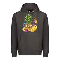 Smoke pineapple enjoying Premium Hoodie - BarkalooDesign