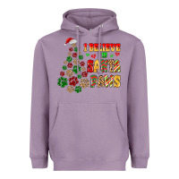 Lavender i believe in santa paws Heavyweight Hoodie - MaliasSmallBusiness