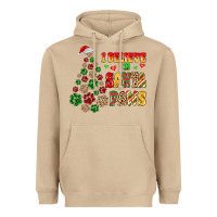 Mushroom i believe in santa paws Heavyweight Hoodie - MaliasSmallBusiness