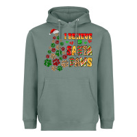 Sage i believe in santa paws Heavyweight Hoodie - MaliasSmallBusiness