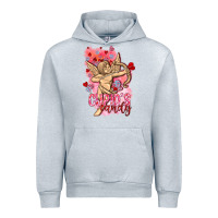 Heather Grey Cupids candy with candies Valentine's Day Urban Hoodie - HowdyJamesFarm