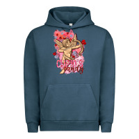 Pigment Midnight Navy Cupids candy with candies Valentine's Day Urban Hoodie - HowdyJamesFarm