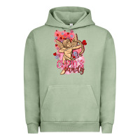 Pigment Oil Green Cupids candy with candies Valentine's Day Urban Hoodie - HowdyJamesFarm