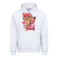 White Cupids candy with candies Valentine's Day Urban Hoodie - HowdyJamesFarm
