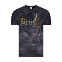 Cloud Black fight for autism awareness Vintage Tee - CowhideDigitalArt