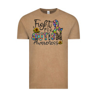 Fight For Autism Awareness Vintage Tee | Teevron