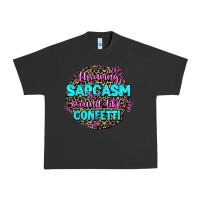 Pigment Black throwing sarcasm around like confetti Urban Heavy Tee - AdoDesignShop