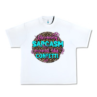 White throwing sarcasm around like confetti Urban Heavy Tee - AdoDesignShop
