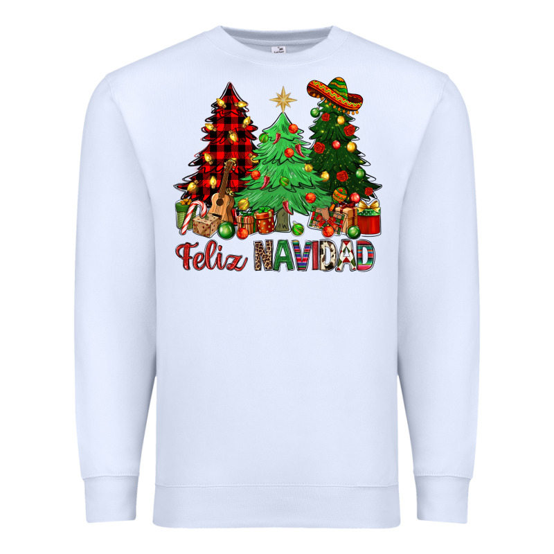 Feliz Navidad Premium Sweatshirt by NancyCooperArtShop | Teevron