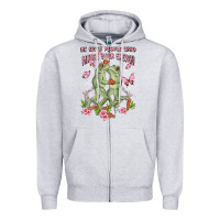 Heather Grey be with people who match your energy Zipper Hoodie - MaliasSmallBusiness