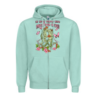 Seafoam be with people who match your energy Zipper Hoodie - MaliasSmallBusiness