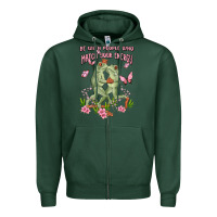 Sports Green be with people who match your energy Zipper Hoodie - MaliasSmallBusiness