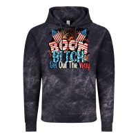 Cloud Black Boom bitch get out the way 4th of July Vintage Hoodie - CowGirlArtShop