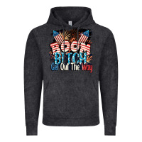 Vintage Black Boom bitch get out the way 4th of July Vintage Hoodie - CowGirlArtShop