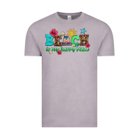 Vintage Zinc beach is my happy place Vintage Tee - AdoDesignShop