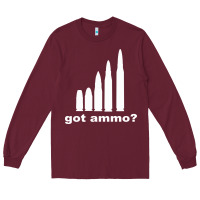 Burgundy Got Ammo Long Sleeve Tee - Bettercallsaul