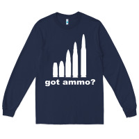 Navy Got Ammo Long Sleeve Tee - Bettercallsaul