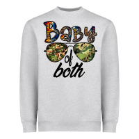 Heather Grey baby of both Heavyweight Sweatshirt - CowhideDigitalArt