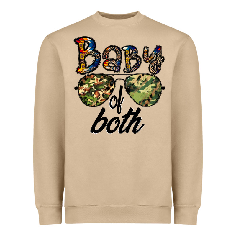 Baby Of Both Heavyweight Sweatshirt by CowhideDigitalArt | Teevron