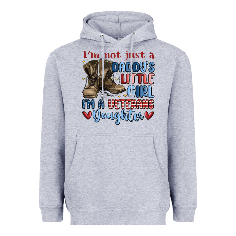 I'm Not Just A Daddy's Little Girl Heavyweight Hoodie by MaliasSmallBusiness | Teevron