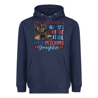 Navy i'm not just a daddy's little girl Heavyweight Hoodie - MaliasSmallBusiness