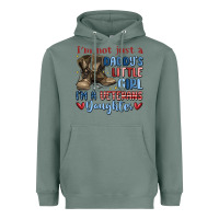 Sage i'm not just a daddy's little girl Heavyweight Hoodie - MaliasSmallBusiness
