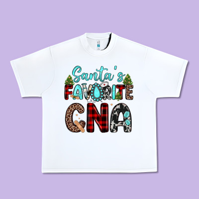 Santas Favorite Cna Urban Heavy Tee Designed By Jahusdesignshop