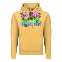 Vintage Mustard cat mama Vintage Hoodie - CowhideDigitalArt