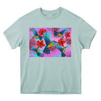 Arona Flower Hummingbird Heavy Core Tee - Artiststas