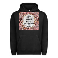 Pigment Black i can do all things with leopard and glitter Urban Hoodie - TumblerDesignByShophia