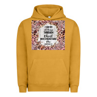 Pigment Peanut Butter i can do all things with leopard and glitter Urban Hoodie - TumblerDesignByShophia